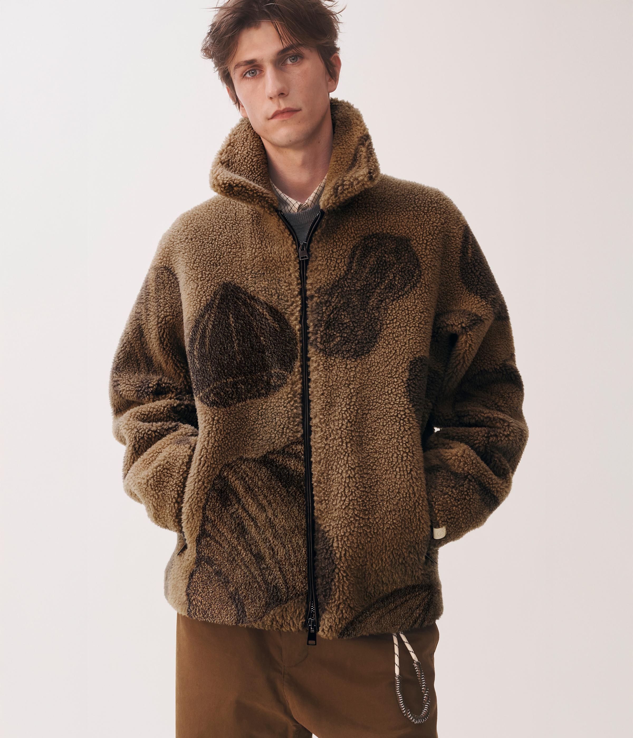 SURCHEMISE EN JACQUARD DE LAINE CEDRIC GROLET